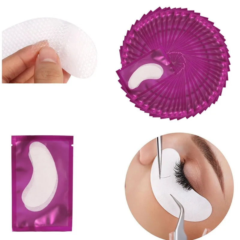 Pads de Gel para Alongamento de Cílios