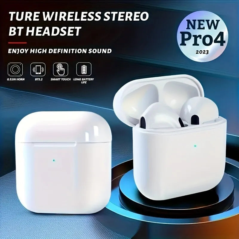 Pro 4 TWS - Fones de Ouvido Bluetooth à Prova d'Água